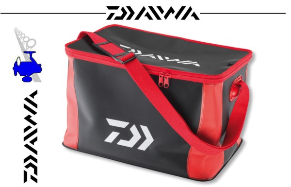 DAIWA EVA Bag Gr.L Schwarz-Rot - Faltbar - Wasserdicht