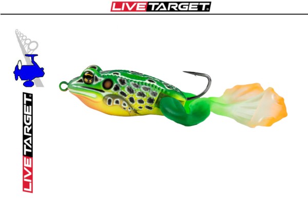 Live Target Ultimate Frog - Original Stride- 50mm - 21g #519 Emerald / Red
