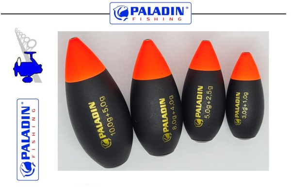 Paladin Profi Forellenei Olympic Slim Egg - schwarz - vers.Ausführungen