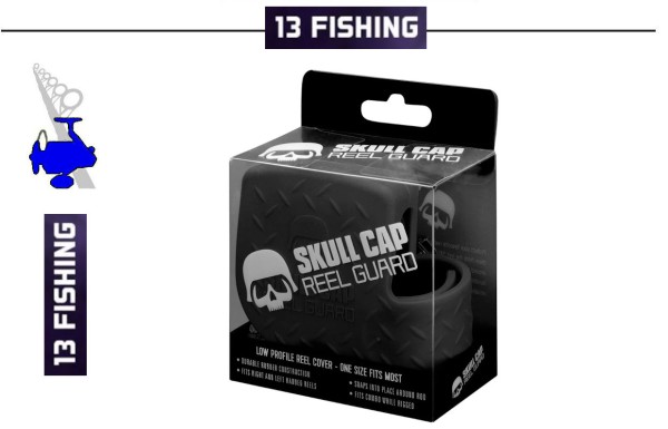 Skull Cap Reel Gurad for Baitcast Black - schwarz