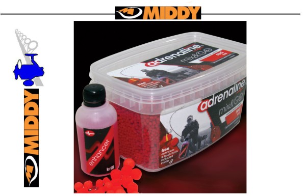 Adrenaline Baits Mix & Go Method Feeder Pellets - Red Krill - 500g