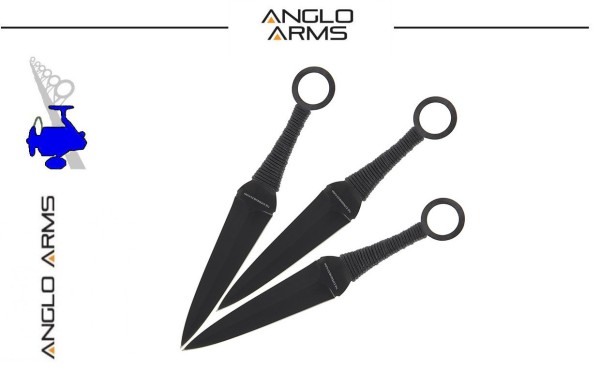 Anglo Arms 3er Set Expendables Kunai - Wurfmesser