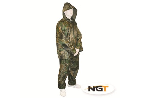 NGT Camo Regenanzug Nässeschutz SET - vers. Gr.