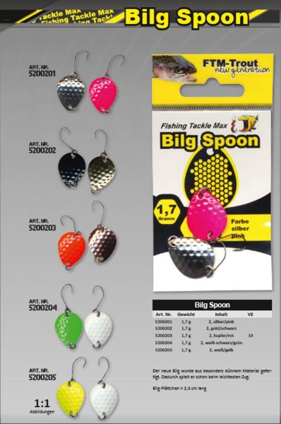 FTM Trout Spoon - Bilg 1,7g Inhalt 2 Stück