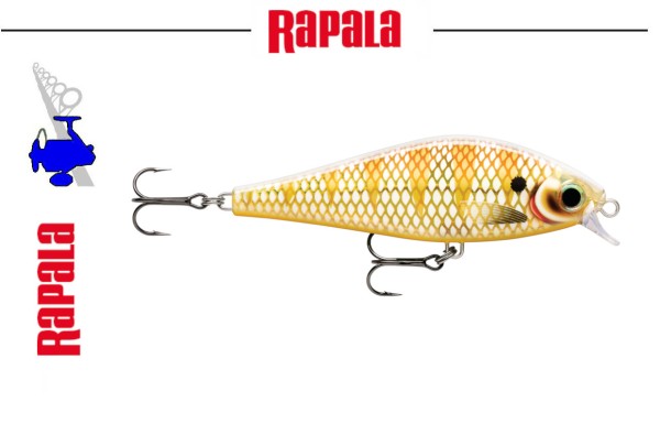 RaPaLa Super Shadow Rap Jerkbait - Slow Sinking - 11cm 38gr - 0,9-1,2m - Pearl Ghost Gold