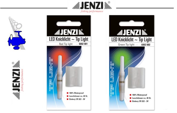 JENZI LED Knicklicht - Tip Light rot oder grün