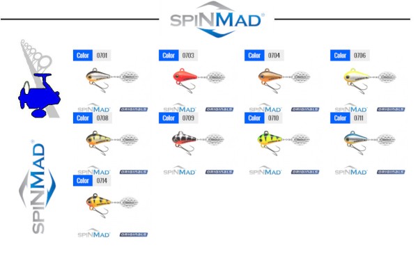 SpiNMad MAG 6g - sinkend - versch. Farben