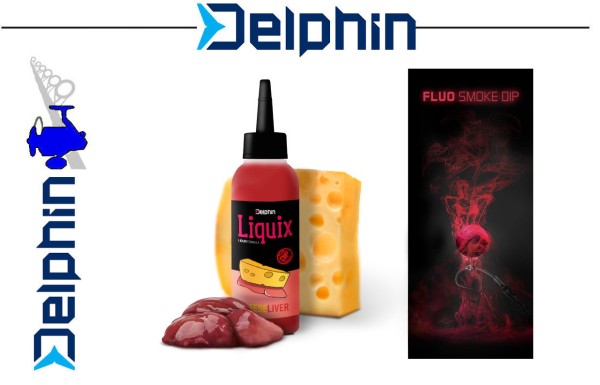 Delphin Fluo dip D SNAX LiquiX / Käse-Leber - 100ml