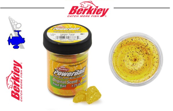 Berkley Power Bait Natural Scent - Lemon Twist 50g