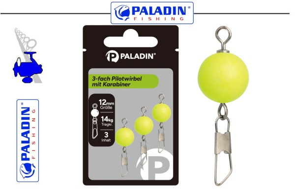 Paladin 3-fach Pilotwirbel - 12mm - Inh. 3st.