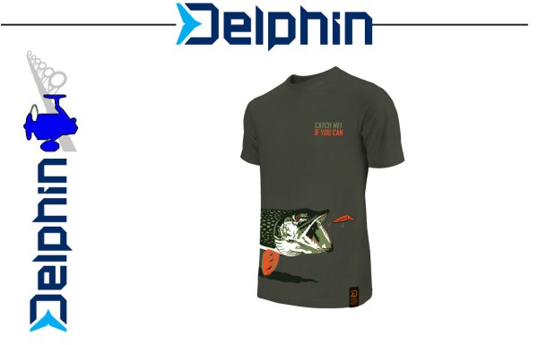 Delphin T-Shirt Catch me! HECHT - Gr. S-XXXXL