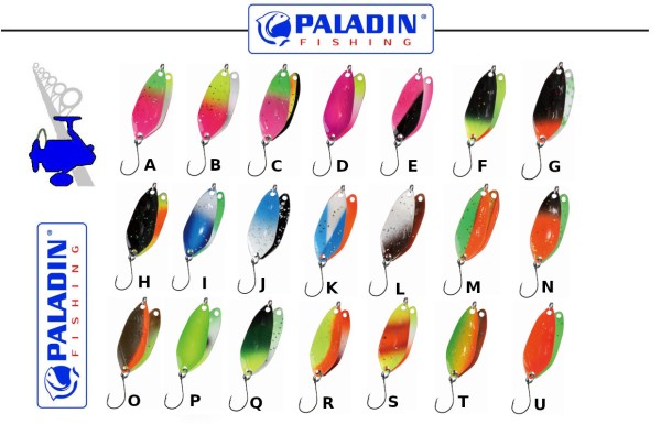 Paladin Trout Spoons Style - Sonderedition - Flash 2,1g -