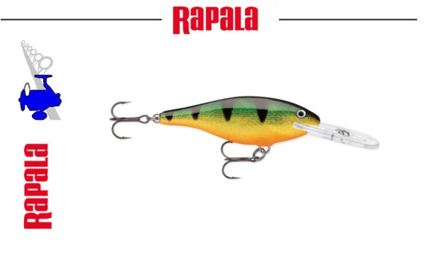 RaPaLa Shad Rap Deep Runner - Live Perch - 9cm - 15g - TT 2,4-4,5m