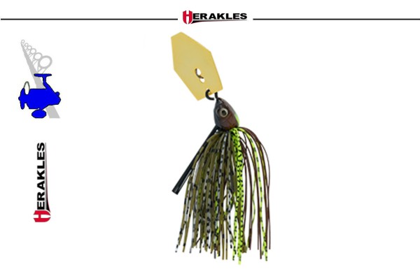 Herakles Amphibio Chatterbait 3/oz - Col. Summer Craw