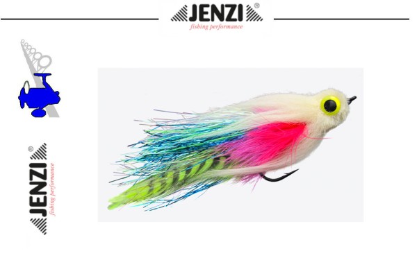 Jenzi Pike - Hecht Streamer Nr.6 /F - Haken Gr. 6/0