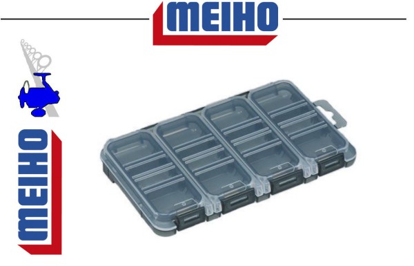 MEIHO Quatro Case J Black 175x105x18mm