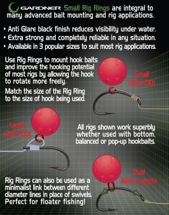 Gardner Tackle Covert Range Rig Rings 4 Varianten auswählbar