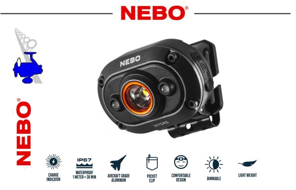 NEBO Mycro™ 400 Lumens Head & Caplight