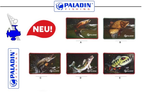 Paladin Bivvy Mat - Türmatte - Fussmatte - Fischmotive - versch. Motive - 60x40cm