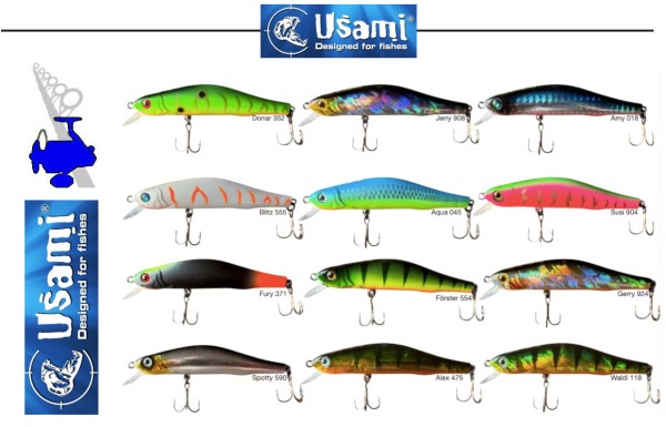 Usami Insider Twitchbait 80SP-SR - 8 cm - 8,1g - suspending Silent