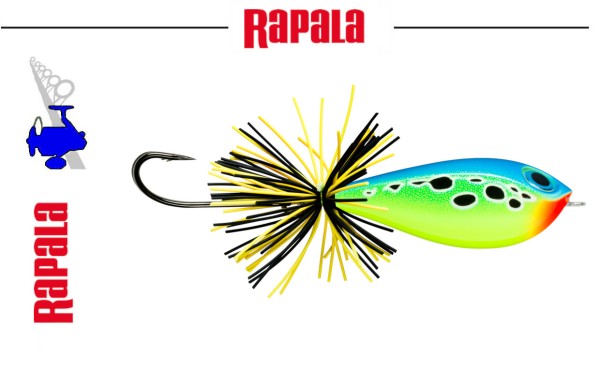 RaPaLa Balsa XTREME BX Skitter Frog - 5,5cm - 13g - Parrot UV