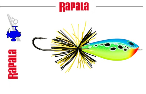 RaPaLa Balsa XTREME BX Skitter Frog - 5,5cm - 13g - Parrot UV