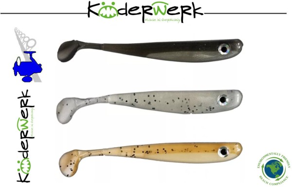 Köderwerk " POPPY " - 7,5cm - Inh. 4st - Mix - Naturfreunde
