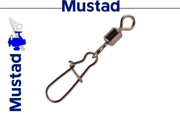Mustad Power Rolling Swivel w/ Duo Lock - Inh. 10st