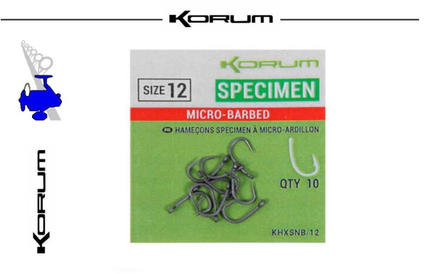Korum XPERT Specimen - mit Öhr - Micro Barbed