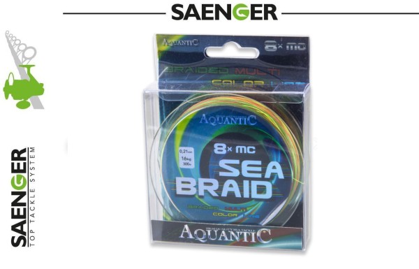 AQUANTIC 8x MC Sea-Braid 0,13mm 300m