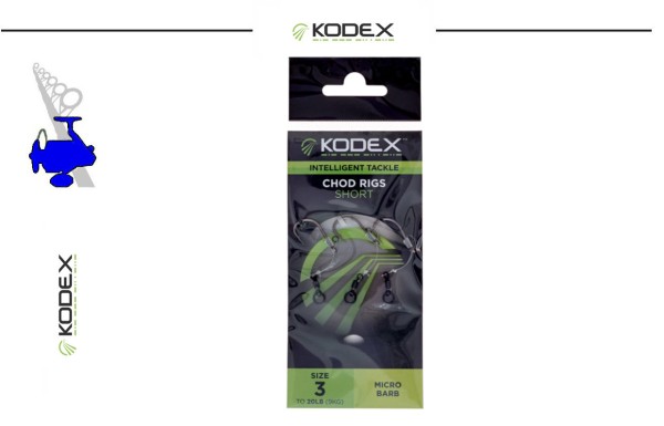 Kodex by MIDDY Ready Chod Rigs Short vers. Gr. Inh. 3st