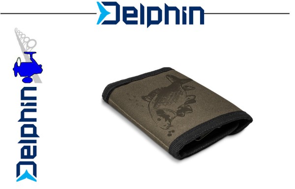 Delphin Cash - Geldbeutel mit Karpfen Logo