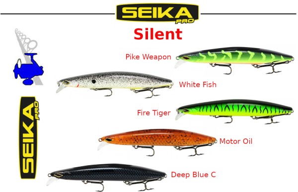 Seika Pro Nightveit-SILENT - 27g - 14cm - TT 0,5-1,0m - Neu 2022