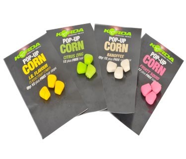 Korda Pop-UP Corn Fake Corn versch. Sorten Inhalt 12 Stück + free Hair Stops