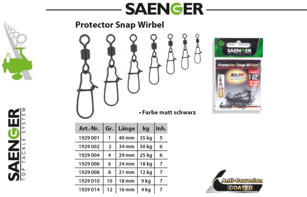 Sänger MAX Power Camou Protector Snap Wirbel - vers. Gr.