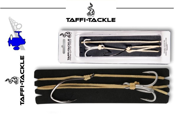 Taffi-Tackle Double Hook Rig - 63cm