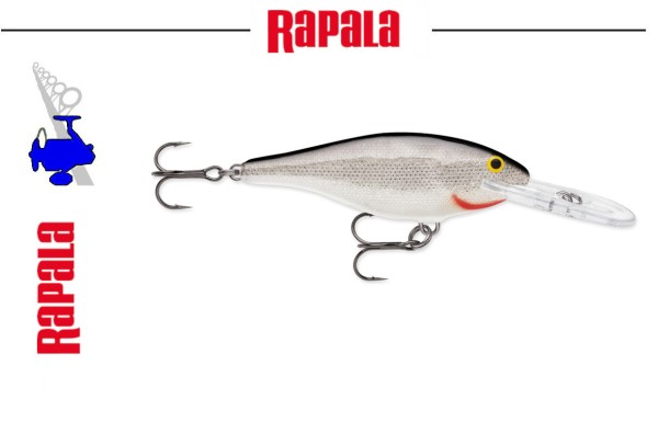 RaPaLa Shad Rap Deep Runner - Silver - 9cm - 15g - TT 2,4-4,5m