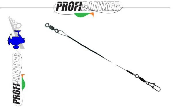 Profi-Blinker Carbon X Protector Barsch-Vorfach 17cm - 8kg - Inh.5st