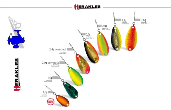 Herakles KASUMI Spoon 2,8gr - Forellenblinker