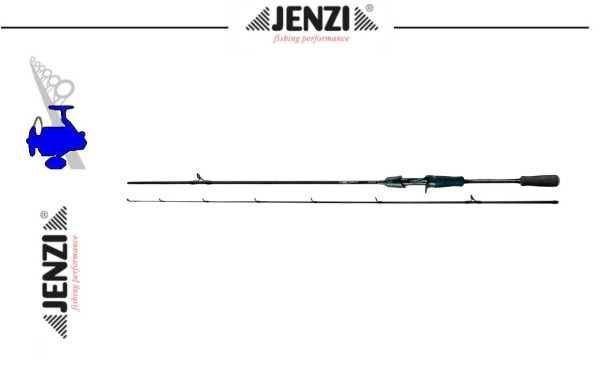 Jenzi Rute T-Rex Fin.Spin.Baitcst 3-14g 1,90m
