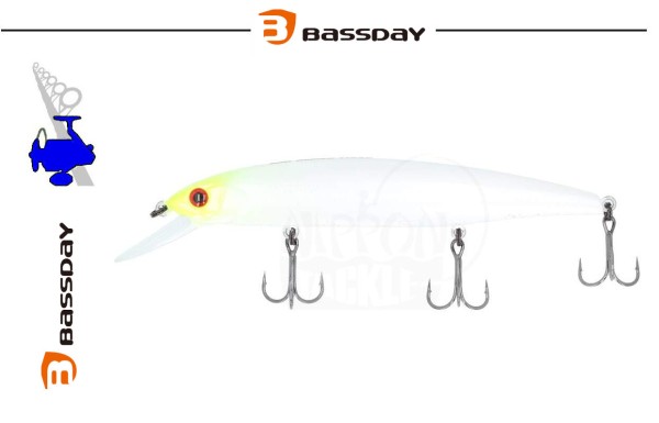 Bassday Mogul Minnow 110SP PH-433 Pearl Shad/Lame