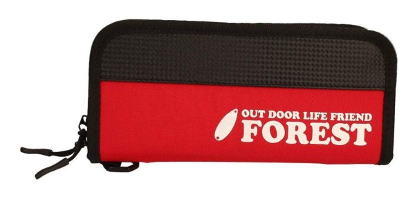 Forest Lure Case M Red / Black Blinkertasche / Spoon Bag