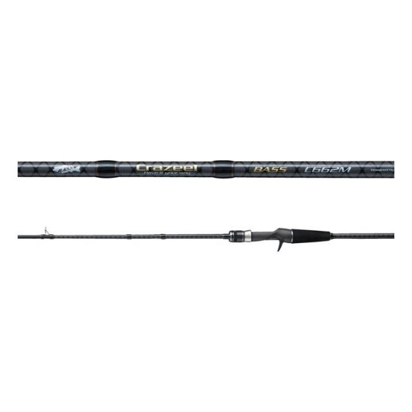 A-Tec Crazee Bass C622M Baitcast Rute 5-21g