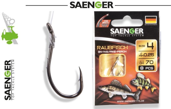 Sänger Carbon Stahl Haken - Raubfisch BN-149 - 70cm