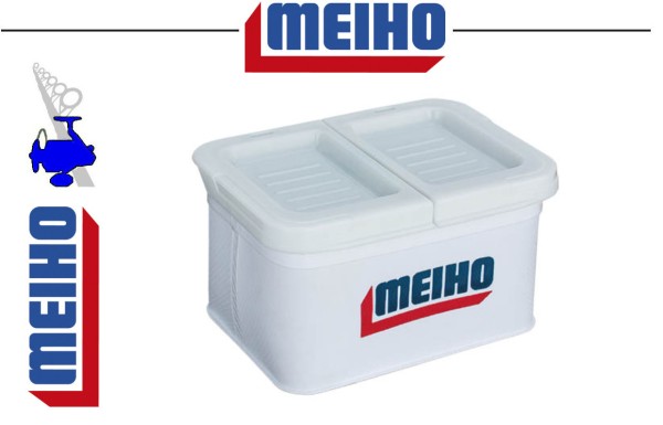 MEIHO EVA Bait Box BM-L - white 15x12x8cm