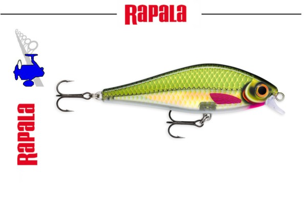 RaPaLa Super Shadow Rap Jerkbait - Slow Fading Action - 11cm 38gr - 0,9-1,2m - Olive Green