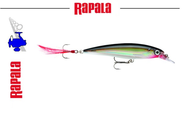 RaPaLa XR-10 - X-Rap Extreme Action Slashbait - 10cm - Silver